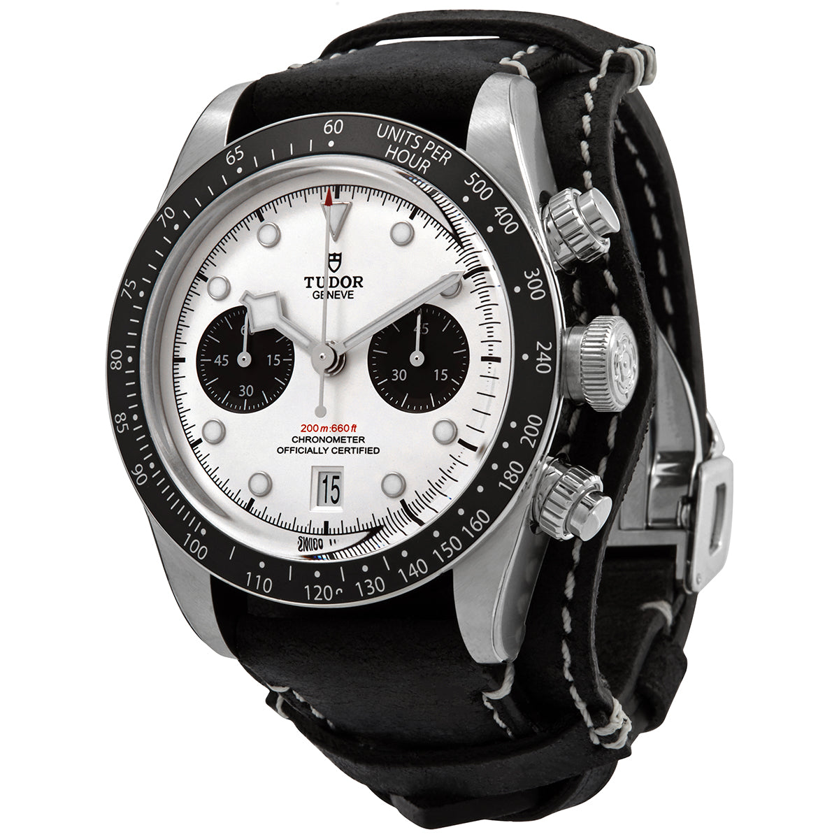 Tudor Black Bay Chrono Chronograph White Dial Mens Watch