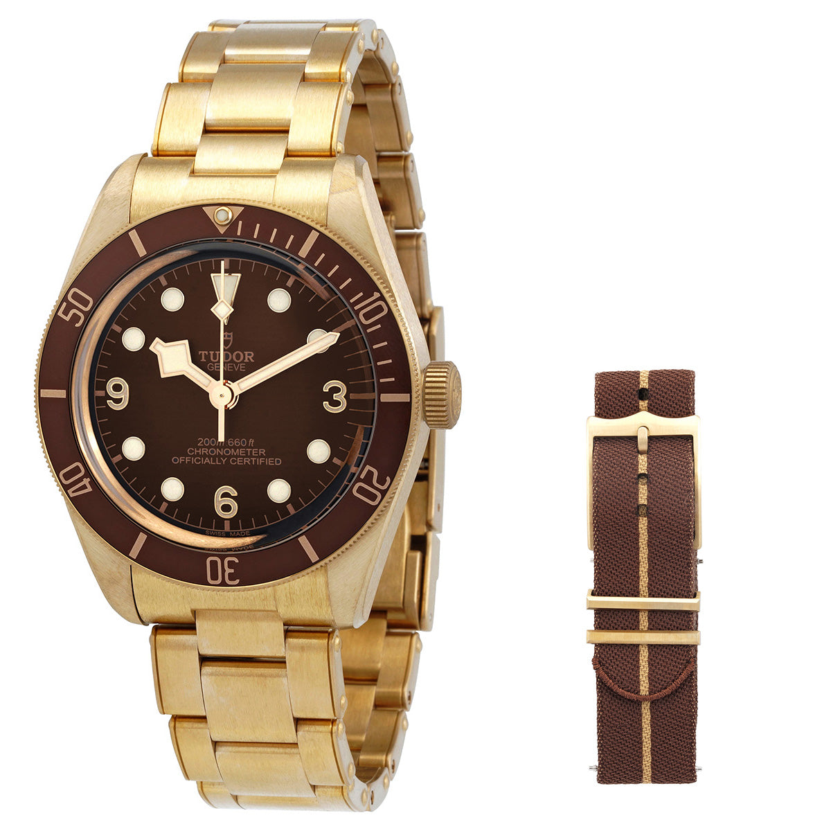 Tudor Black Bay Fifty Eight Automatic Chronometer Brown Dial Mens Watch