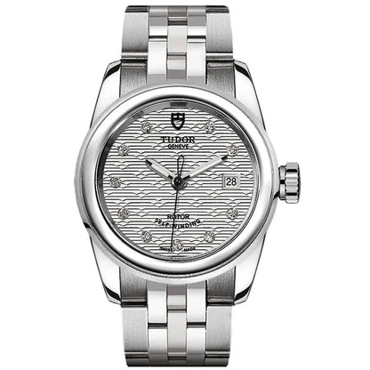 Tudor Classic Automatic Diamond White Dial Women's Watch