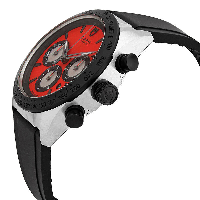 Tudor Fastrider Chronograph Automatic Red Dial Mens Watch