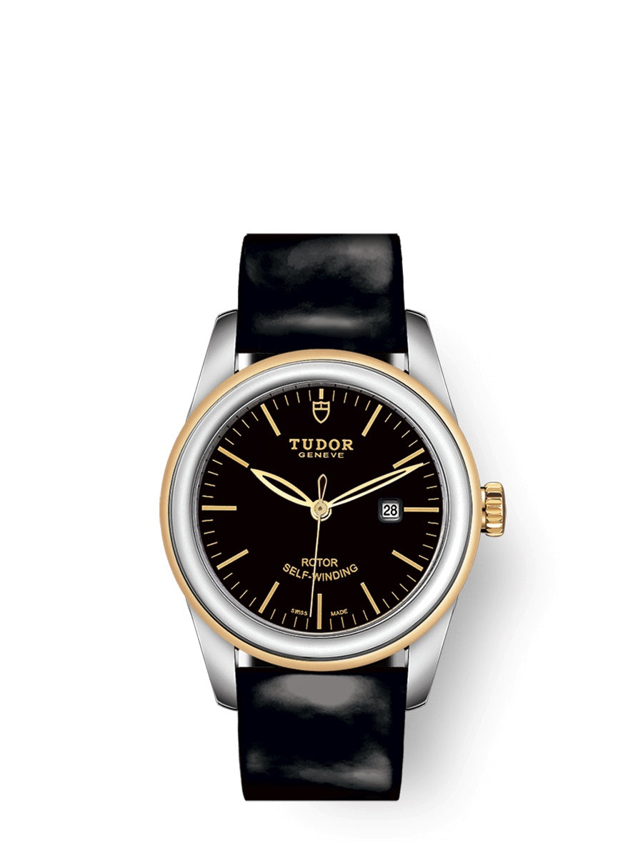Tudor Glamour Date Automatic Black Dial Women's Watch