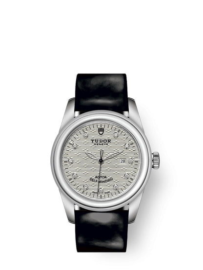 Tudor Glamour Date Automatic Diamond Silver Dial Women's Watch
