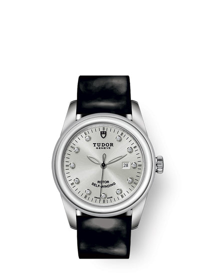 Tudor Glamour Date Automatic Diamond Silver Dial Women's Watch