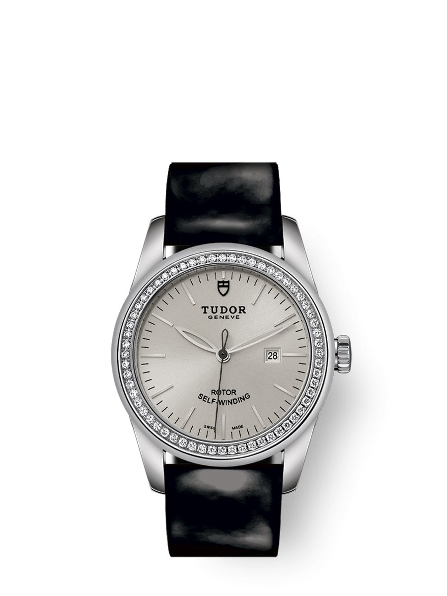 Tudor Glamour Date Automatic Diamond Silver Dial Women's Watch