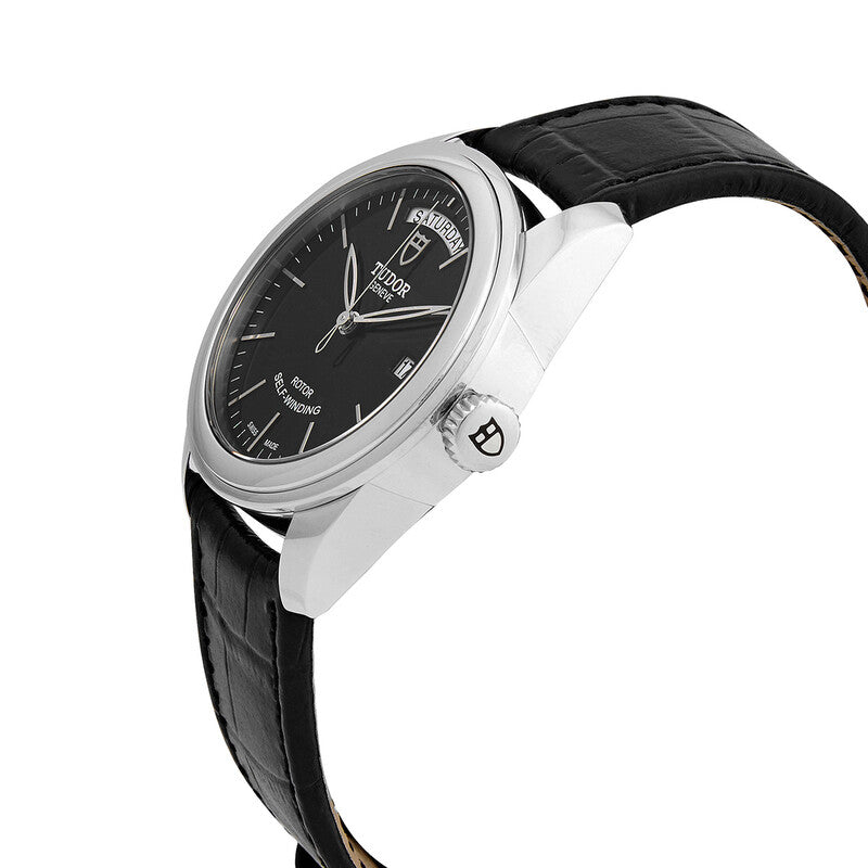 Tudor Glamour Date Date Automatic Black Dial Mens Watch