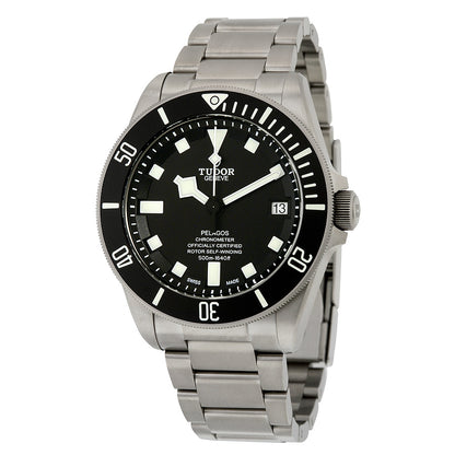 Tudor Pelagos Chronometer Black Dial Titanium Mens Watch