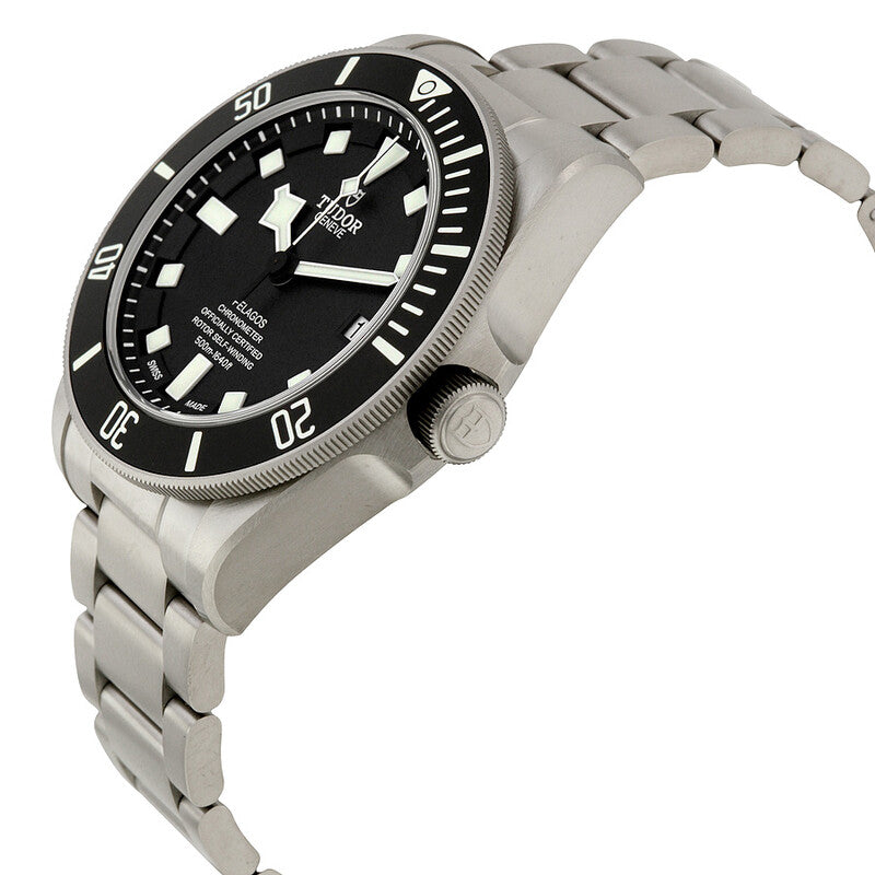 Tudor Pelagos Chronometer Black Dial Titanium Mens Watch