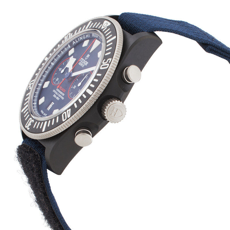 Tudor Pelagos Fxd Chronograph "Alinghi Red Bull Racing Edition" Automatic Chronometer Blue Dial Mens Watch