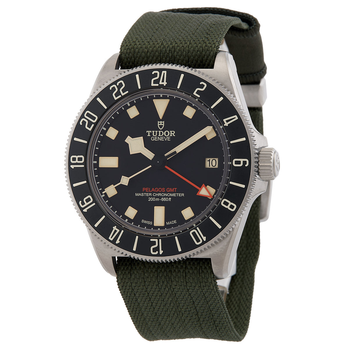 Tudor Pelagos Fxd Gmt Automatic Black Dial Watch 2542G247Nu-0002