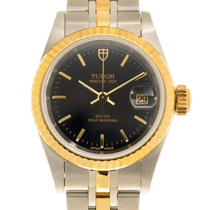 Tudor Princess Date Automatic Black Dial Women's Watch