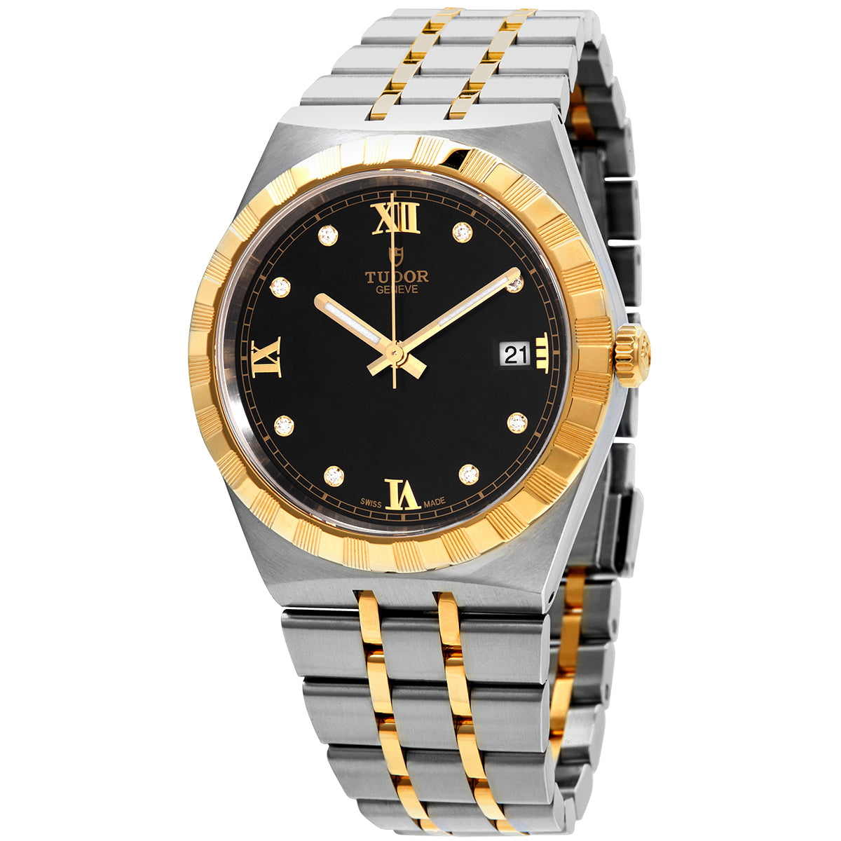 Tudor Royal Automatic Diamond Black Dial 38 Mm Watch