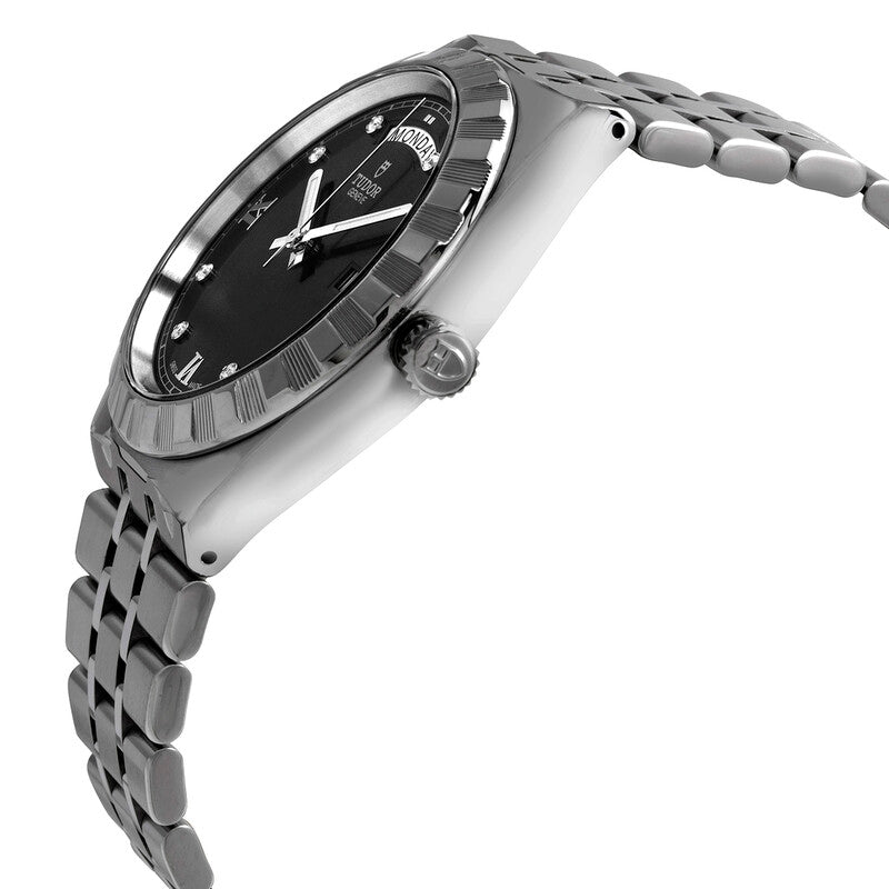 Tudor Royal Automatic Diamond Black Dial 41 Mm Watch