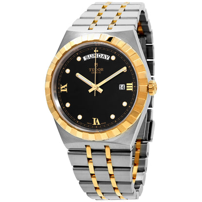 Tudor Royal Automatic Diamond Black Dial 41 Mm Watch