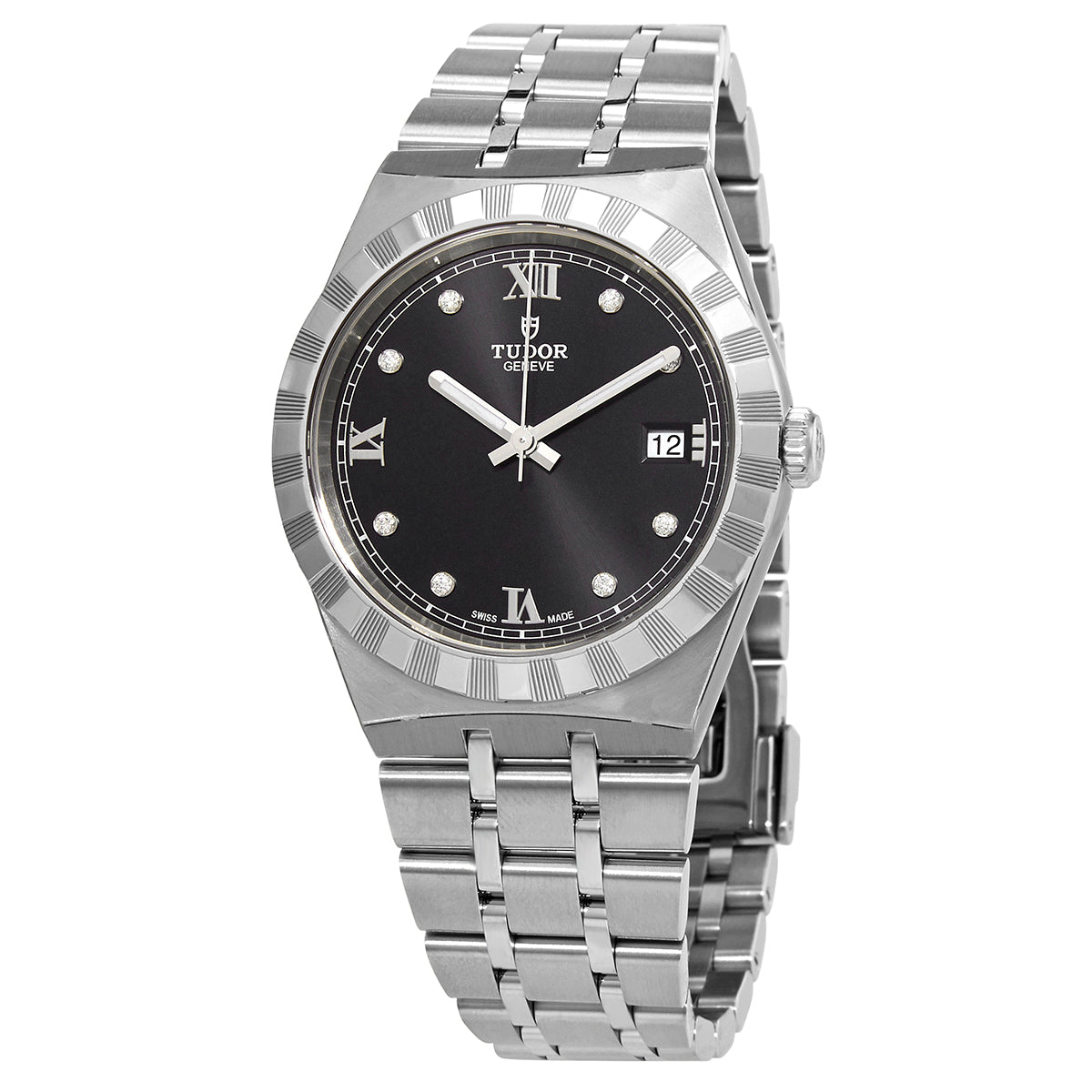 Tudor Royal Automatic Diamond Black Dial Unisex Watch