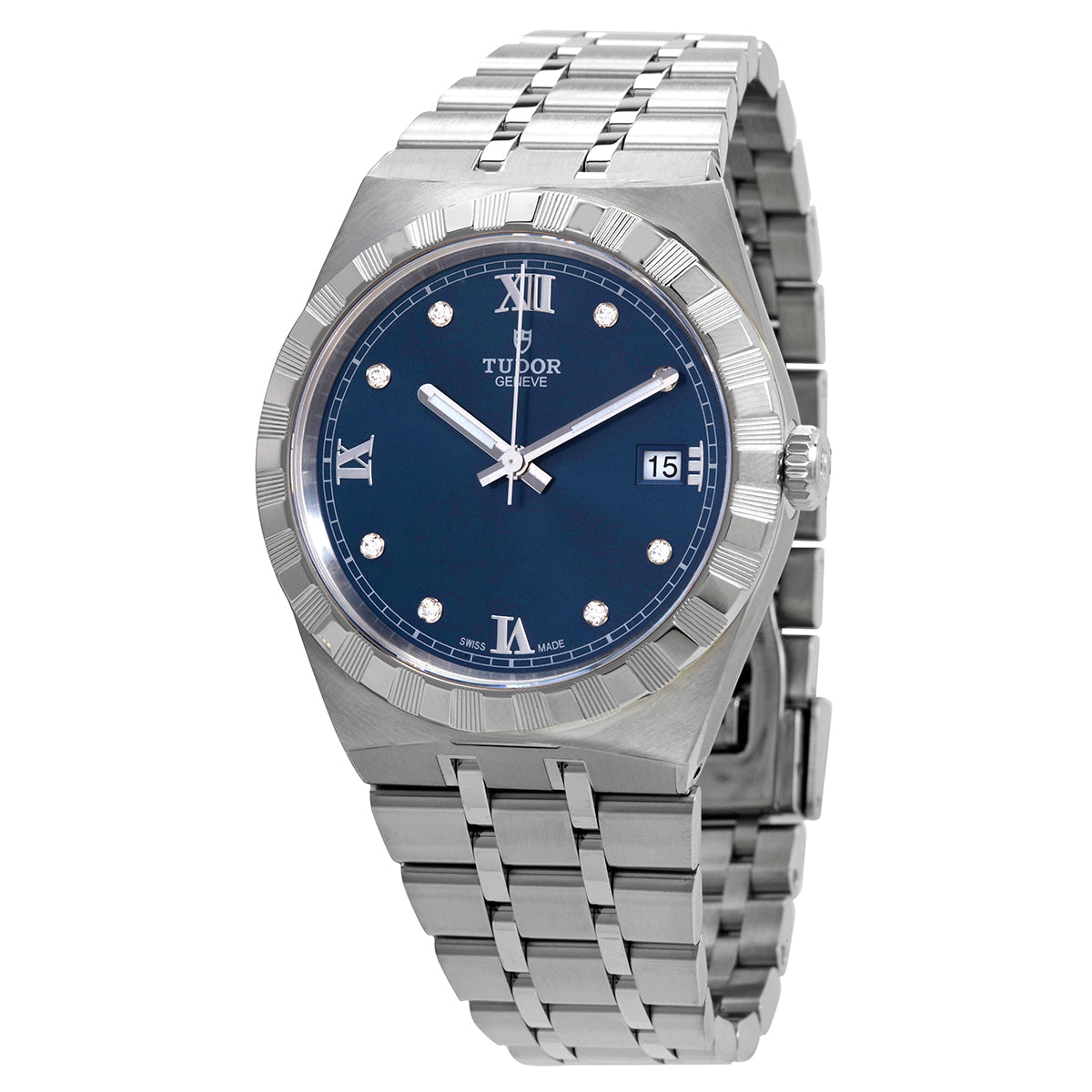 Tudor Royal Automatic Diamond Blue Dial 38 Mm Watch