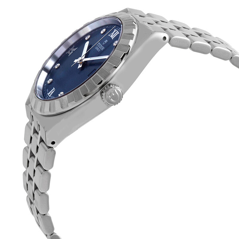 Tudor Royal Automatic Diamond Blue Dial 38 Mm Watch