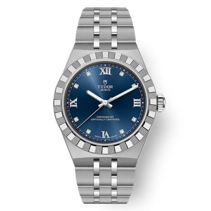 Tudor Royal Automatic Diamond Blue Dial Women's Watch