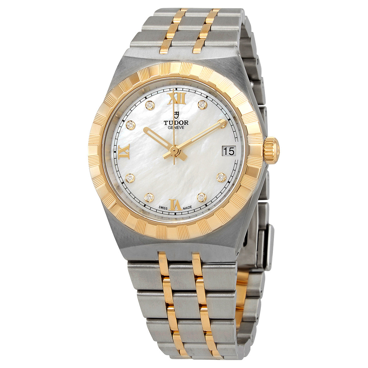 Tudor Royal Automatic Diamond Mother Of Pearl Dial Unisex Watch