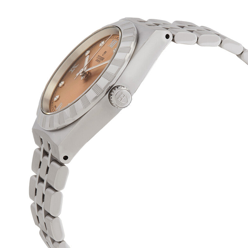 Tudor Royal Automatic Diamond Salmon Dial Women's Watch