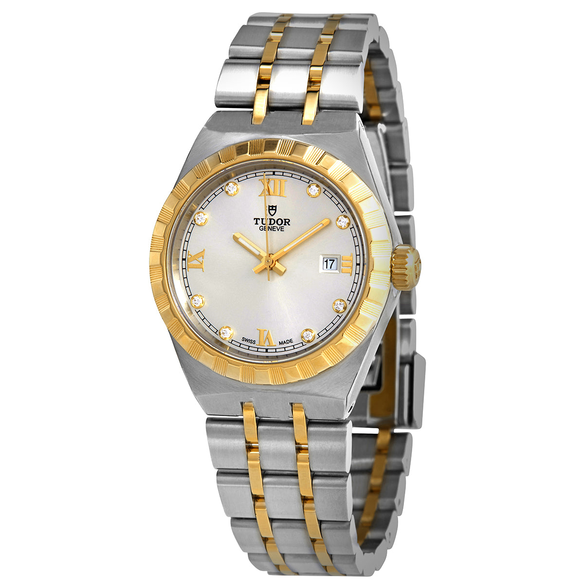 Tudor Royal Automatic Diamond Silver Dial 28 Mm Women's Watch