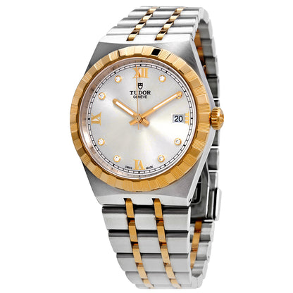 Tudor Royal Automatic Diamond Silver Dial 38 Mm Watch
