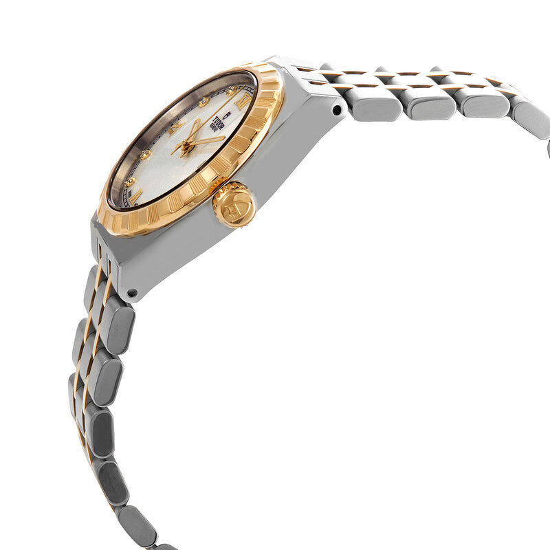 Tudor Royal Automatic Mother Of Pearl Diamond 28 Mm Women's Watch