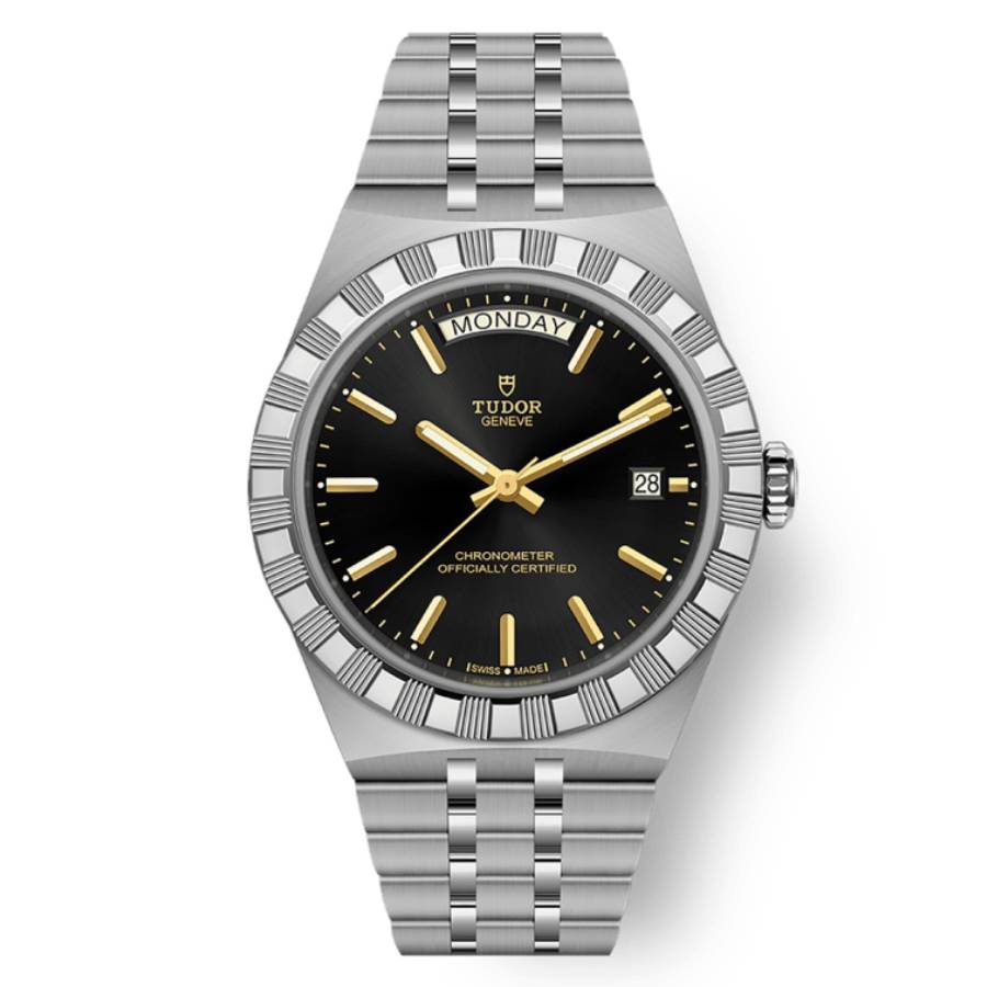 Tudor Royal Hand Wind Black Dial Unisex Watch