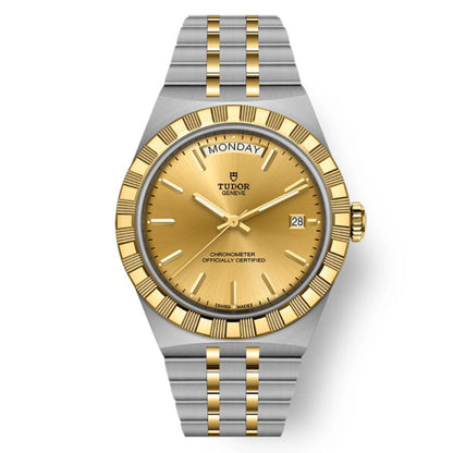 Tudor Royal Hand Wind Champagne Dial Unisex Watch