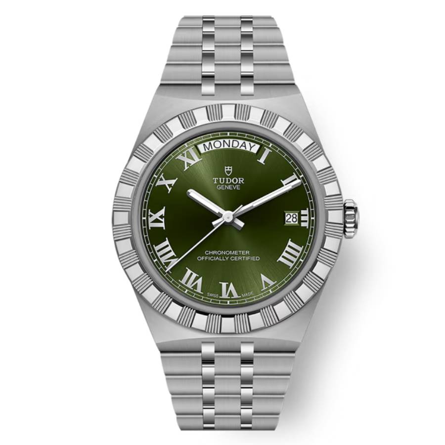Tudor Royal Hand Wind Green Dial Unisex Watch