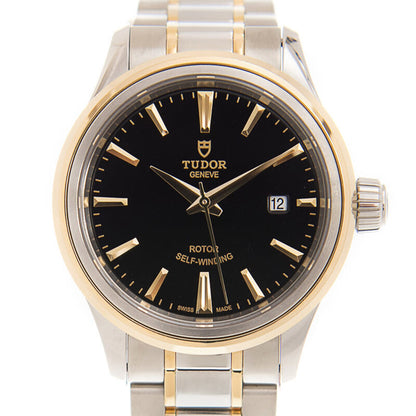 Tudor Style Automatic Black Dial Women's Watch