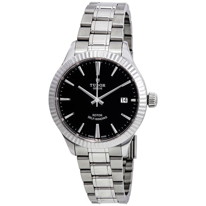 Tudor Style Automatic Black Dial Mens Watch