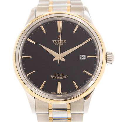 Tudor Style Automatic Black Dial Mens Watch