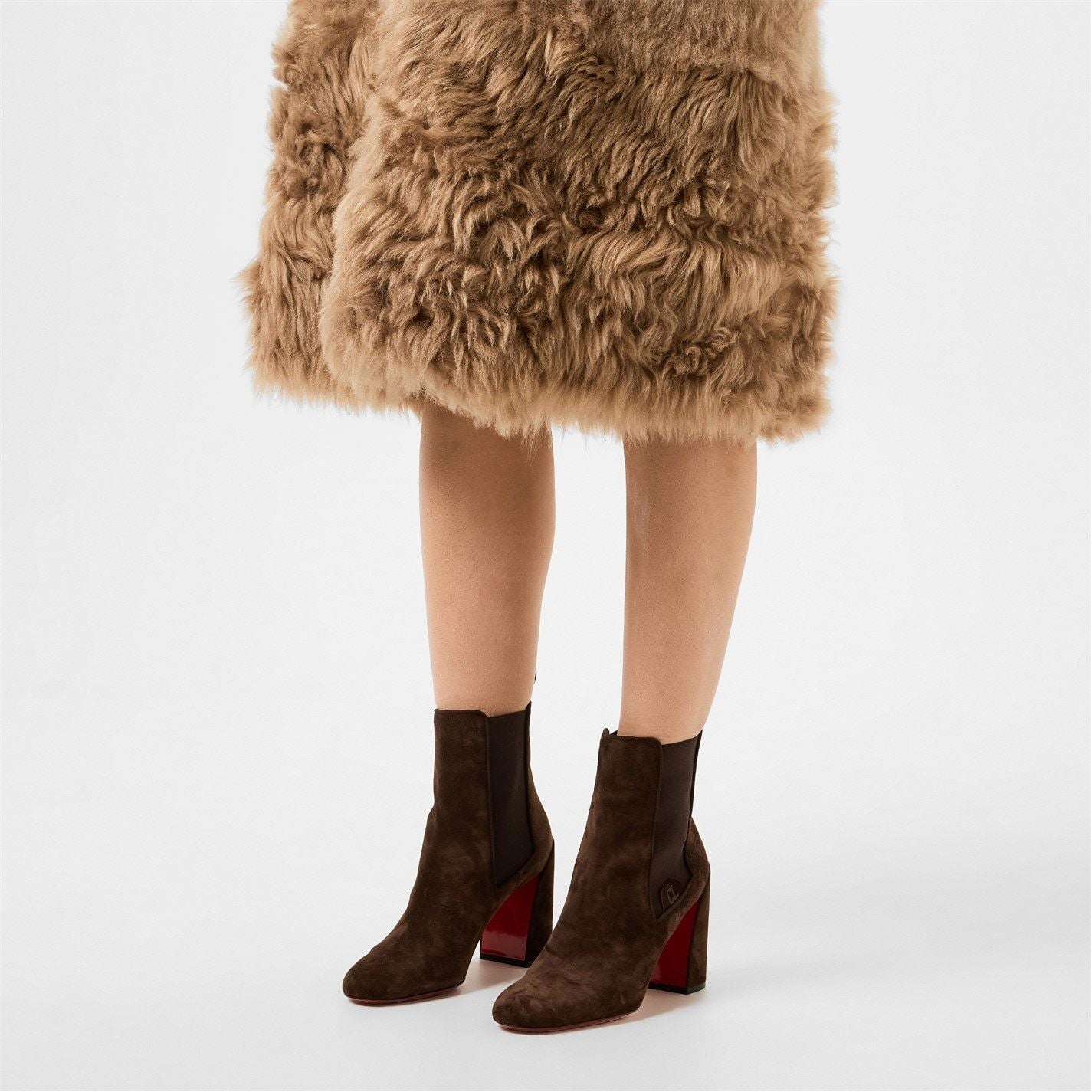  Turelastic Suede Ankle Boots Cosme