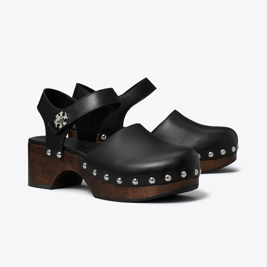 Tory Burch Turnlock Clog PERFECT BLACK