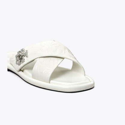 Tory Burch Turnlock Cross-Band Slide CLOUD / CLOUD