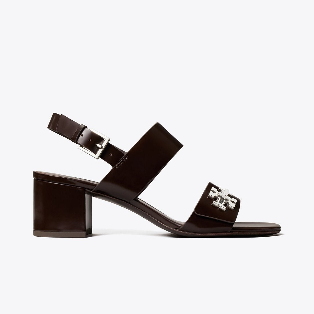 Tory Burch Turnlock Heeled Sandal COCOA