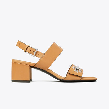 Tory Burch Turnlock Heeled Sandal CAMELLO