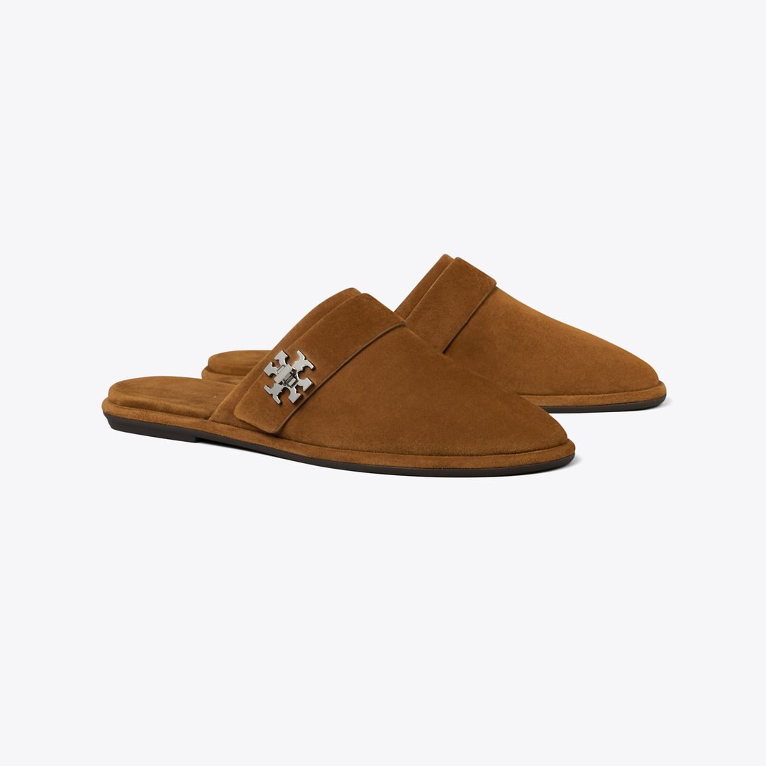 Tory Burch Turnlock Mule COGNAC BROWN