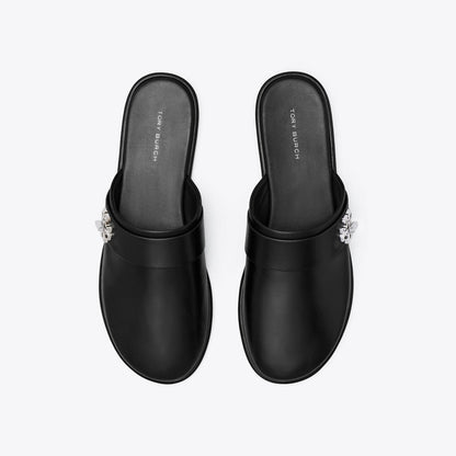 Tory Burch Turnlock Mule PERFECT BLACK