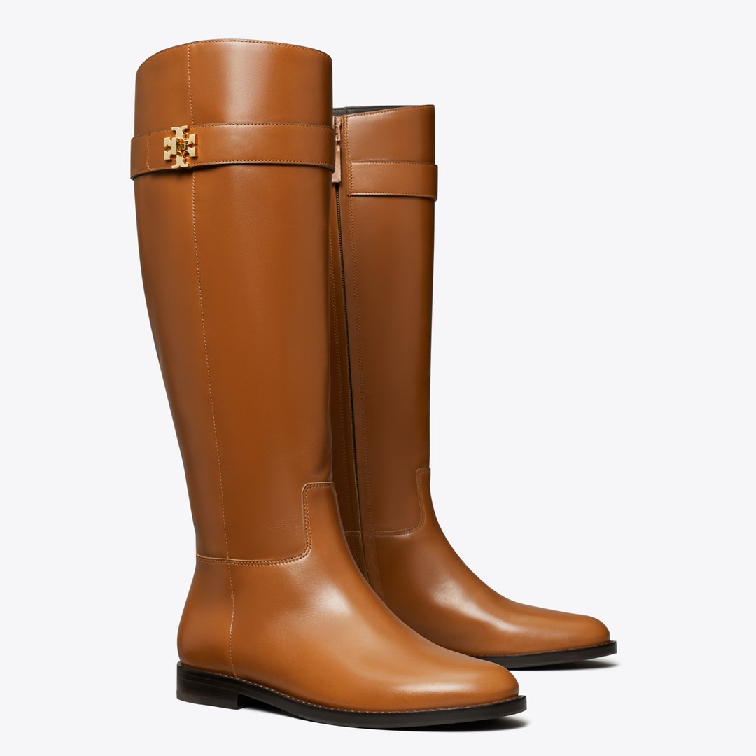 Tory Burch Turnlock Riding Boot SIERRA COGNAC