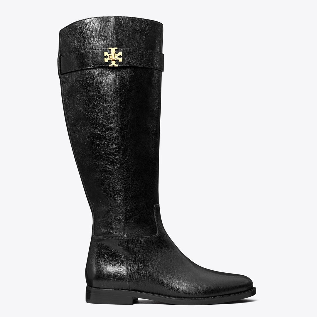 Tory Burch Turnlock Riding Boot PERFECT BLACK