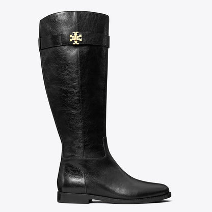 Tory Burch Turnlock Riding Boot PERFECT BLACK