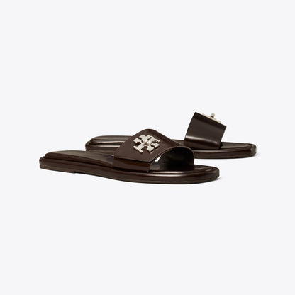 Tory Burch Turnlock Slide COCOA