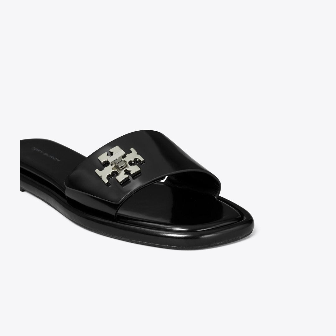 Tory Burch Turnlock Slide PERFECT BLACK