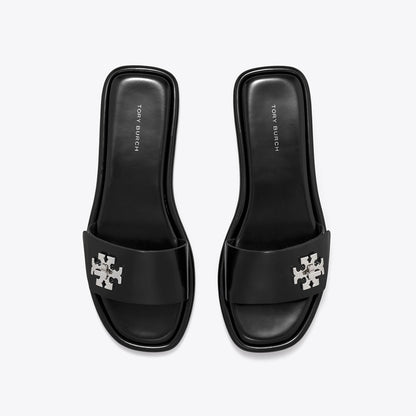 Tory Burch Turnlock Slide PERFECT BLACK