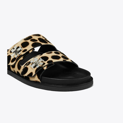 Tory Burch Turnlock Sport Slide TRENCH / PERFECT BLACK