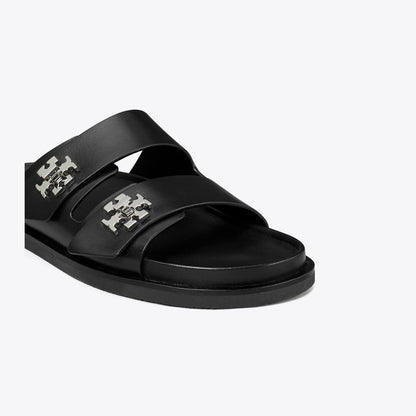 Tory Burch Turnlock Sport Slide PERFECT BLACK