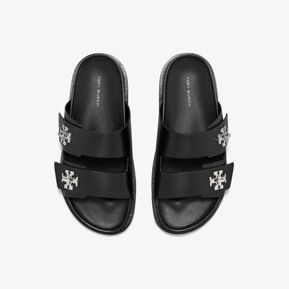 Tory Burch Turnlock Sport Slide PERFECT BLACK