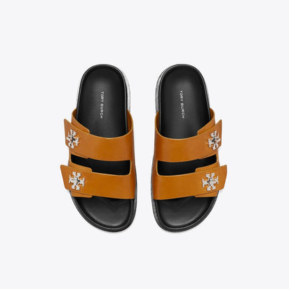 Tory Burch Turnlock Sport Slide CLASSIC CUOIO