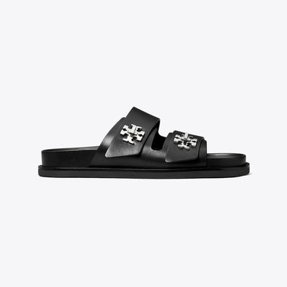 Tory Burch Turnlock Sport Slide PERFECT BLACK
